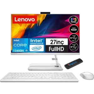 Ideacentre Aıo 3 27IAP7 Intel Core I5 12450H 16GB 512GB SSD 27" Dos Aıo Masaüstü Bilgisayar BF0GJ00K7TX06+ZETTAUSBBELLEK