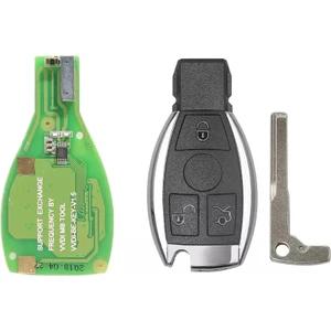 Vvdı Be Key Pro  V1.5 Versiyonu ile Akıllı Anahtar Kabı 3 Butonlu, Mercedes Benz Için.