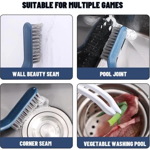 Pencere Boşuk Kazıma Fırçası Köşe Temizleme Fırçası Cımbızlı Banyo Temizlik Fırçası  Sökme Aparatlı Bulaşık Fırçası
