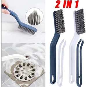 Cımbızlı Banyo Temizlik Fırçası Pencere Boşuk Kazıma Fırçası Köşe Temizleme Fırçası Sökme Aparatlı Bulaşık Fırçası