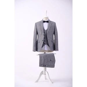 Doctor Junior Slim Fit Erkek Çocuk Üç Parça Takım Elbise