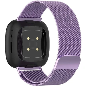 Huawei Watch 4 - Watch 4 Pro Saat Kordonu Metal Hasır Tasarım Mıknatıslı Kordon Kayış Strap