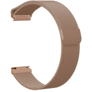 Samsung Galaxy Gear ve Huawei Gt3 Uyumlu Mıknatıslı Rose Hasır Saat Kordonu
