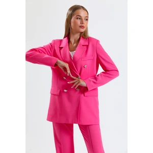 Içi Astarlı  Hürrem Kumaş Oversize Blazer Ceket | CKT34236