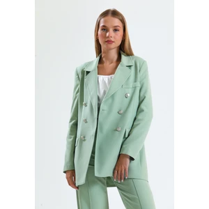 Içi Astarlı  Hürrem Kumaş Oversize Blazer Ceket | CKT34236