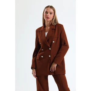 Içi Astarlı  Hürrem Kumaş Oversize Blazer Ceket | CKT34236