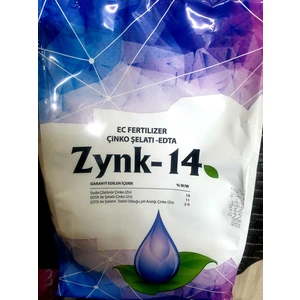 Zynk-14 Çinko Şelatı 1 kg %14 Suda Çözünür Çinko