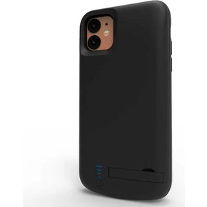 Apple iPhone 11 Pro Uyumlu Fuchsia Şarjlı Kılıf LED Işık Göstergeli Standlı Powerbank Kapak