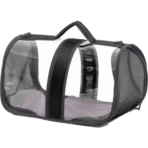 Flybag Kedi Köpek Şeffaf Taşıma Çantası, Siyah 25X26X44CM