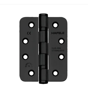 Yönsüz Kapı Menteşesi 304 Kalite Paslanmaz Çelik (F) - Siyah