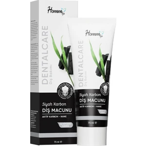 Homm Life Siyah Karbon Diş Macunu 75 ml