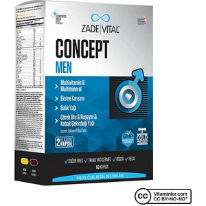 Zade Vital Concept Men 60 Kapsül
