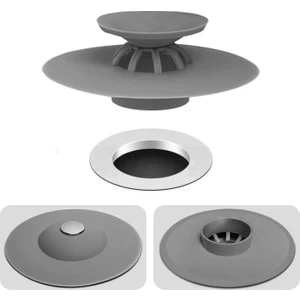 Lavabo Küvet Artık ve Saç Avcısı Peligna Design 3 Adet 718618