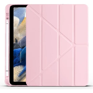 M.TK Moveteck Huawei Matepad Se 10.4 Inç Kapaklı Kılıf Kalem Bölme Hazneli Arkası Yumuşak Silikon Mars Standlı Çizilmez Zırh Kapak