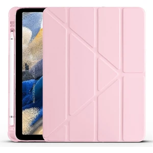 M.TK Moveteck Samsung Galaxy Tab S7 Fe S8 Plus T970 X800 T733 T737 T736 12.4 Inç Kapak Kılıf Kalem Bölme Hazneli Arkası Yumuşak Silikon Mars With Pen Standlı Çizilmez Zırh