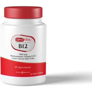 Vitamin B12 (Metilkobalamin) 1000 mcg 30 Dilaltı Tablet Methylcobalamin