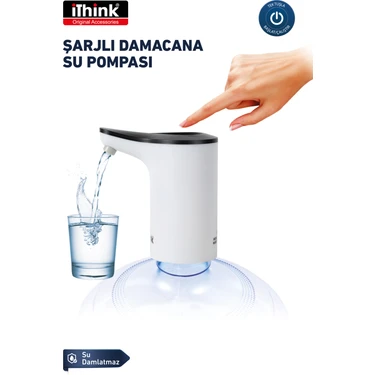 iThink Otomatik Şarjlı Damacana Su Pompası