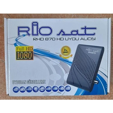 Riosat RHD-870 Hd Tkgsli Dısplayli Sun Plus Işlemci Çift Usbli Mini Uydu