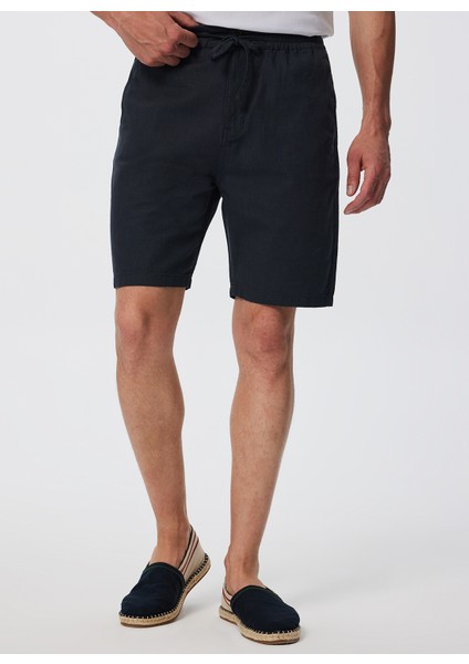 Rahat Koyu Indigo Erkek Şort 232 Lcm 221012 Burf K.ındıgo