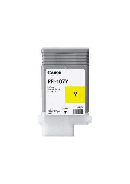 Canon 6708B001 PFI-107Y Sarı Kartus (130 Ml)Ipf 670/IPF 680/IPF 685/IPF770/IPF 780/IPF 785