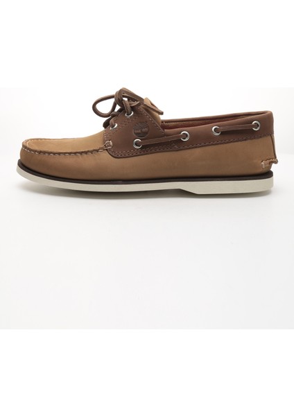 TB0A5QNMDR01 Timberland Classic Boat 2 Eye Erkek Spor Ayakkabı Kahve
