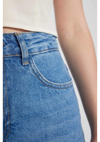 Long Fit %100 Pamuk ean Uzun Etek A6825AX23SM