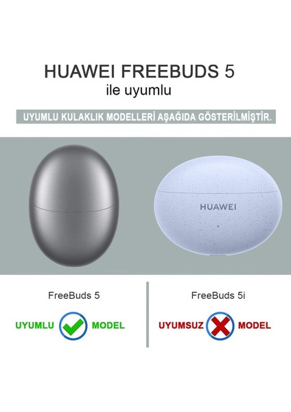 Huawei Freebuds 5 Mat Silikon Kılıf Lavanta Grisi fiyatları