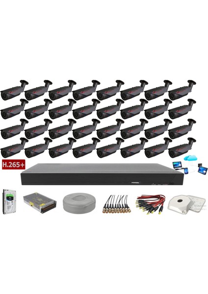 32'li 5mp Lens Ahd Full Paket Güvenlik Kamerası