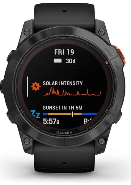 Fenix 7x Pro Solar Slate Gri - Siyah Kayış