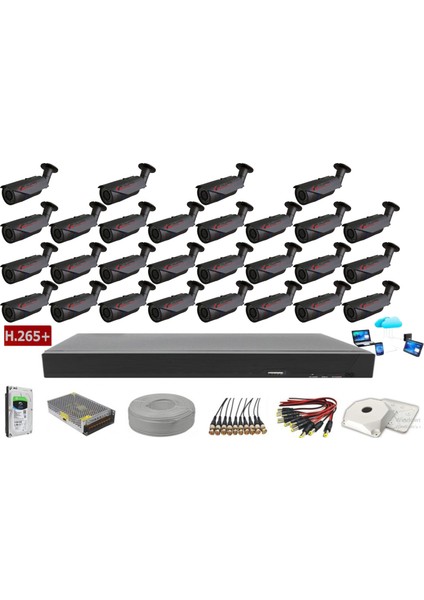28'li 5mp Lens Ahd Full Paket Güvenlik Kamerası