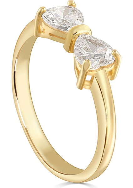 Hazan Yüzük 1 Mikron 18 Ayar Altın Kaplama (925 Ayar Gümüş Üzerine), Zirkonyum fiyatları