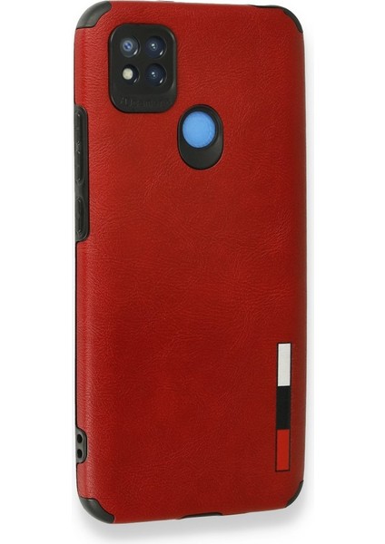 Xiaomi Redmi 9c Kılıf Deri Tasarım Yeni Lüx Silikon