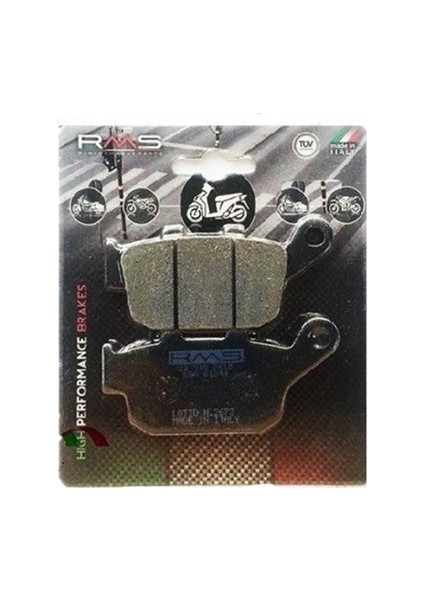 Honda Cbr 650 R Arka Fren Balatası Rms 1 Takım