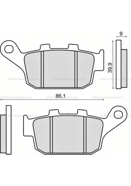 Honda Cbr 650 R Arka Fren Balatası Rms 1 Takım