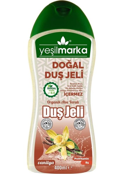 Doğal Duş Jeli - Vanilya