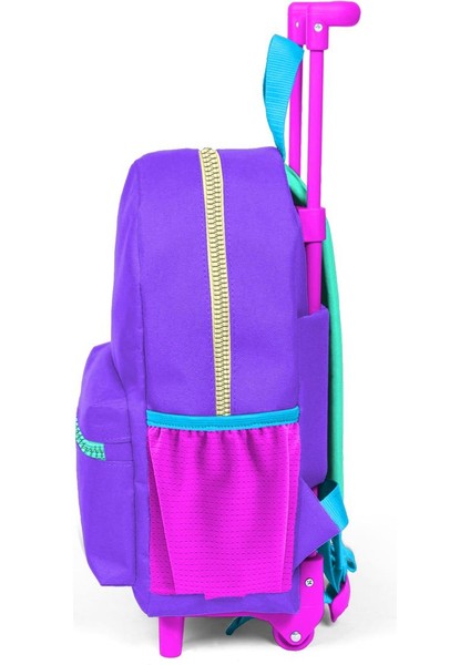 Minik Yuva Çekçekli Sırt Çantası Mor Renk Detaylı Iki Bölmeli 24034 fiyatları