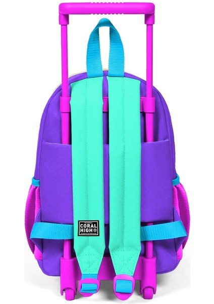 Minik Yuva Çekçekli Sırt Çantası Mor Renk Detaylı Iki Bölmeli 24034 fırsatları