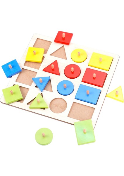 Geometrik Şekiller Puzzle 16 Parça fiyatları