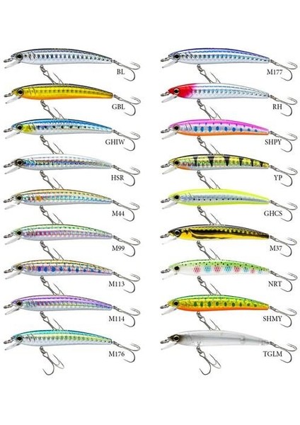 Yo-Zuri Pins Minnow FL7G 90MM R239 Suni Yem Tmpc