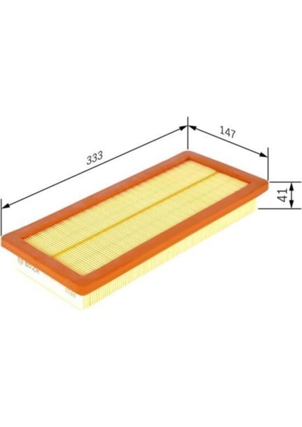 Bosch F026400382 Hava Filtresi Fıorıno-Nemo-Bıpper 1.4 Hdi Peugeot - Cıtroen Fıorıno 06- fiyatları