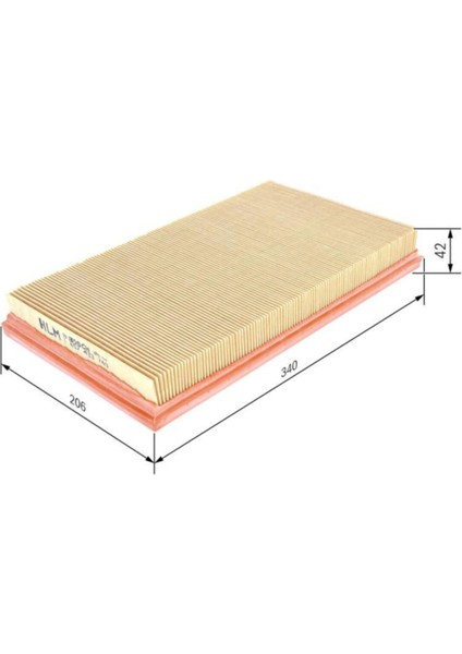 Bosch 1457433740 Hava Filtresi Vectra B 1.6 Ie-1.8 Ie-2.0 Ie 96-02 Opel fiyatları