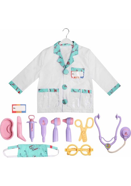 Lets Be Child Doktor Çocuk Kostümü - Mor