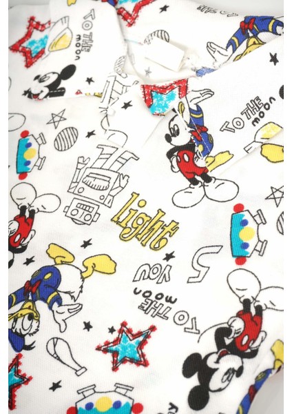 Erkek Bebek Yaka Modelli Desenli Pamuk Şortlu Takım fiyatları