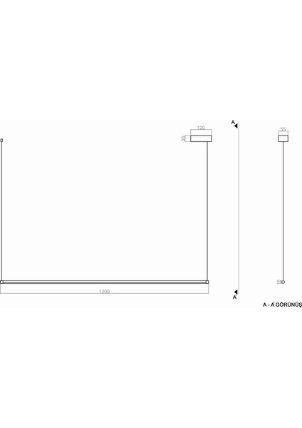 voxlamp lighting solutions Sarkıt Led Avize Hanging Eco