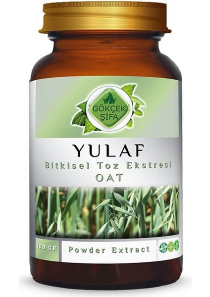 Yulaf Toz Ekstresi 100 Gr. Cam Kavanoz