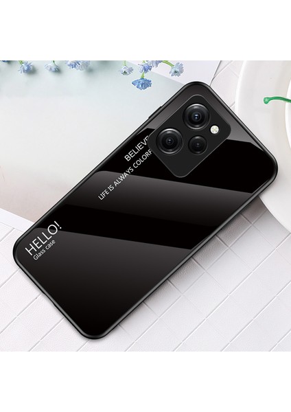 Xiaomi Poco X5 Pro 5g / Redmi Note 12 Pro Speed ​​5g Telefon Kılıfı Temperli Cam Ince Kılıf (Yurt Dışından)