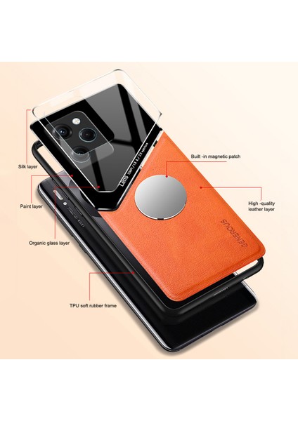 Xiaomi Poco X5 Pro 5g / Note 12 Pro Hız 5g Şok Geçirmez Kılıf Tpu + Pc + Pu Deri Telefon Kapağı (Yurt Dışından)