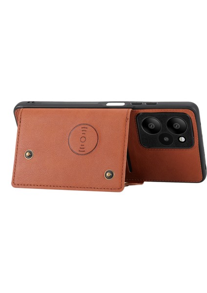 Xiaomi Poco X5 Pro 5g / Redmi Note 12 Pro Hız 5g / Redmi Note 12 Pro 5g Telefon Kılıf Anti-Drop Pu Deri Kaplamalı Tpu Kapağı (Yurt Dışından)