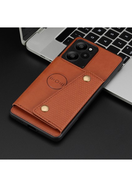 Xiaomi Poco X5 Pro 5g / Redmi Note 12 Pro Hız 5g / Redmi Note 12 Pro 5g Telefon Kılıf Anti-Drop Pu Deri Kaplamalı Tpu Kapağı (Yurt Dışından)