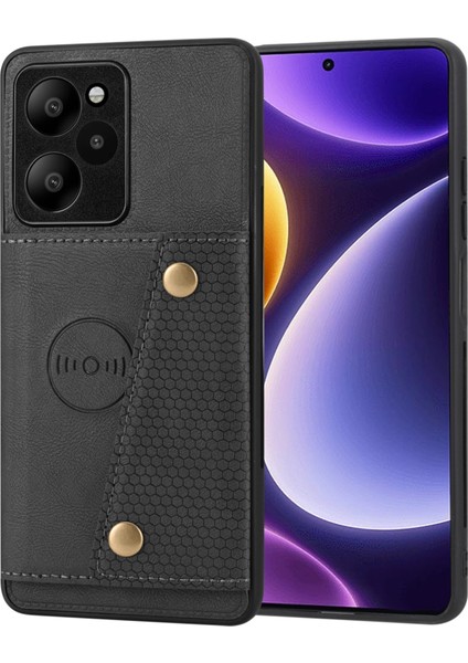 Xiaomi Poco X5 Pro 5g / Redmi Note 12 Pro Hız 5g / Redmi Note 12 Pro 5g Telefon Kılıf Anti-Drop Pu Deri Kaplamalı Tpu Kapağı (Yurt Dışından)